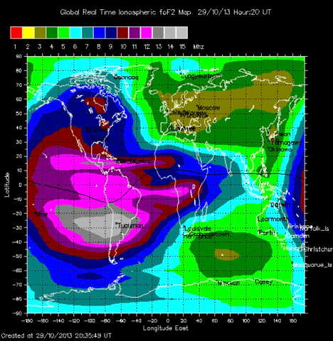 Ionosonde Map