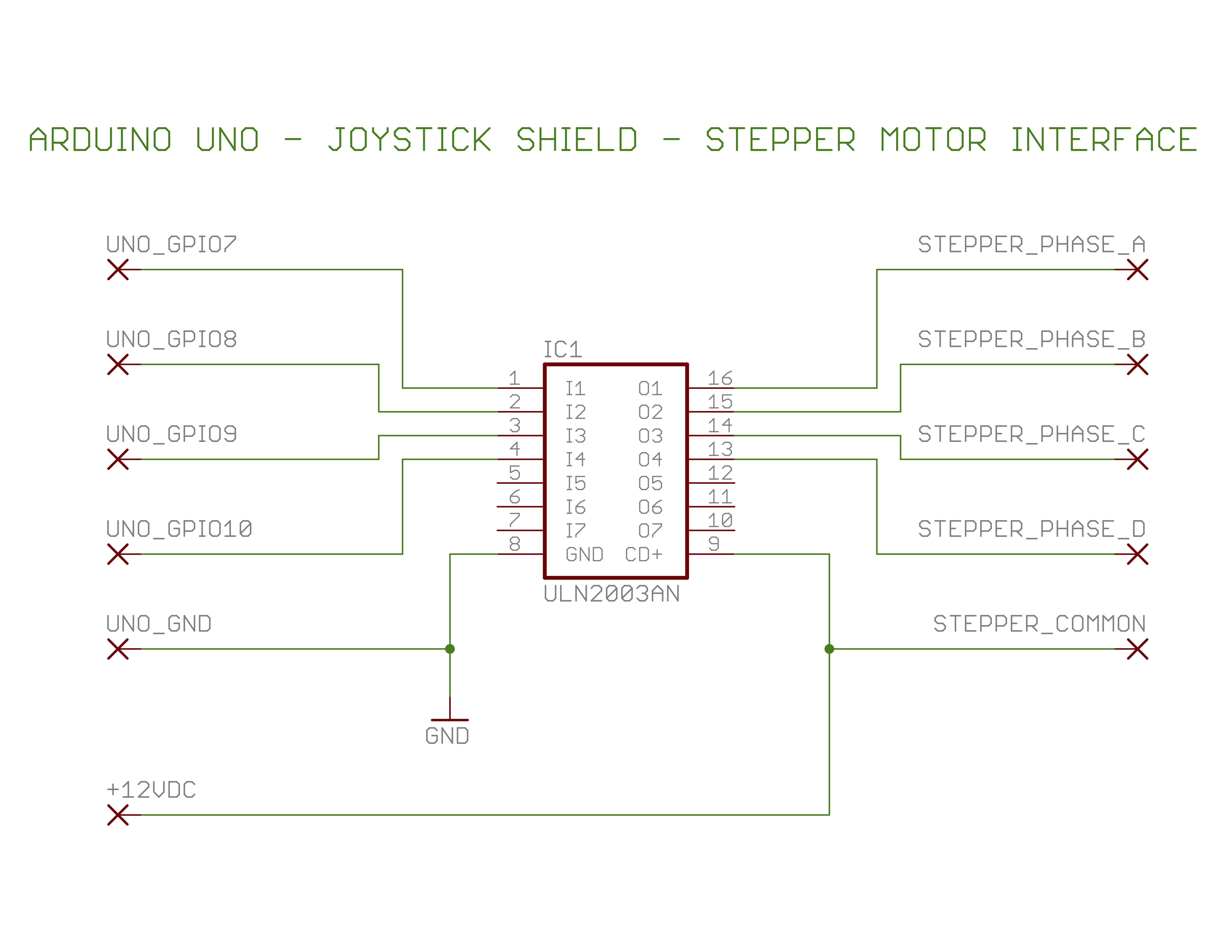 Stepper Motor Driver Schematic