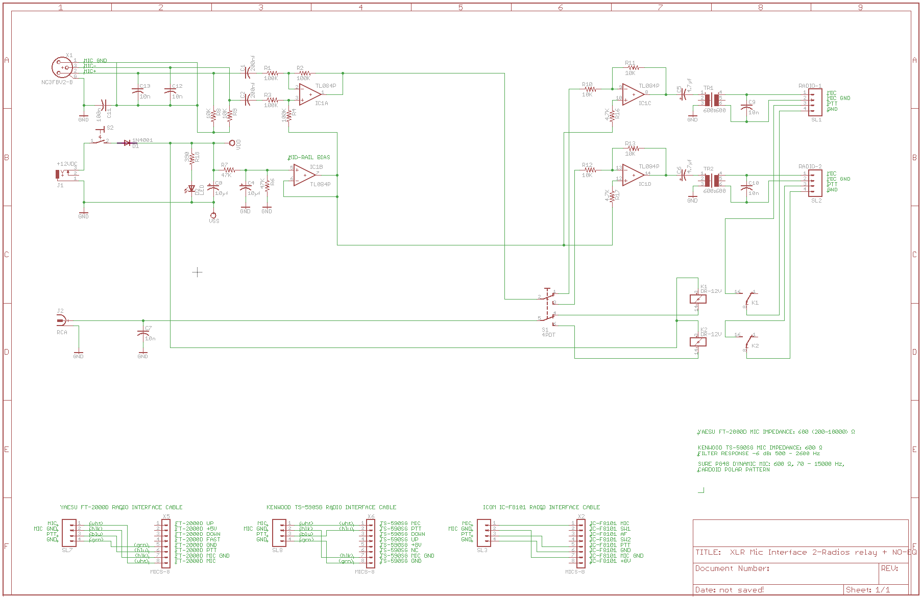 XLR Schematic